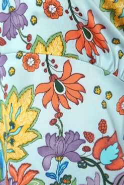 M&Co Light Blue Floral Tie Back Blouse -M&Co Sales Store f7f7cbdb f7f5 48 550277 Z scaled