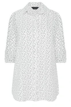 M&Co White Spot Print Tab Sleeve Shirt 12 M&Co White Spot Print Tab Sleeve Shirt -M&Co Sales Store f8c4d0f5 8c70 4e 550214 X scaled