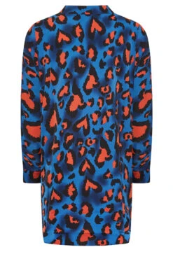 M&Co Cobalt Blue Leopard Print Blouse -M&Co Sales Store f8e68126 dfd0 45 550472 Y scaled