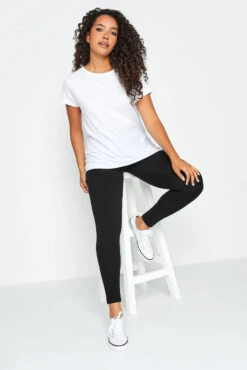 M&Co Black Stretch Cotton Leggings 8 M&Co Black Stretch Cotton Leggings -M&Co Sales Store fa31f19b d318 45 500268 B scaled