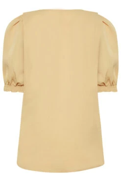 M&Co Light Orange Frill Front Blouse -M&Co Sales Store faf7ef8e 3921 40 550531 Y scaled