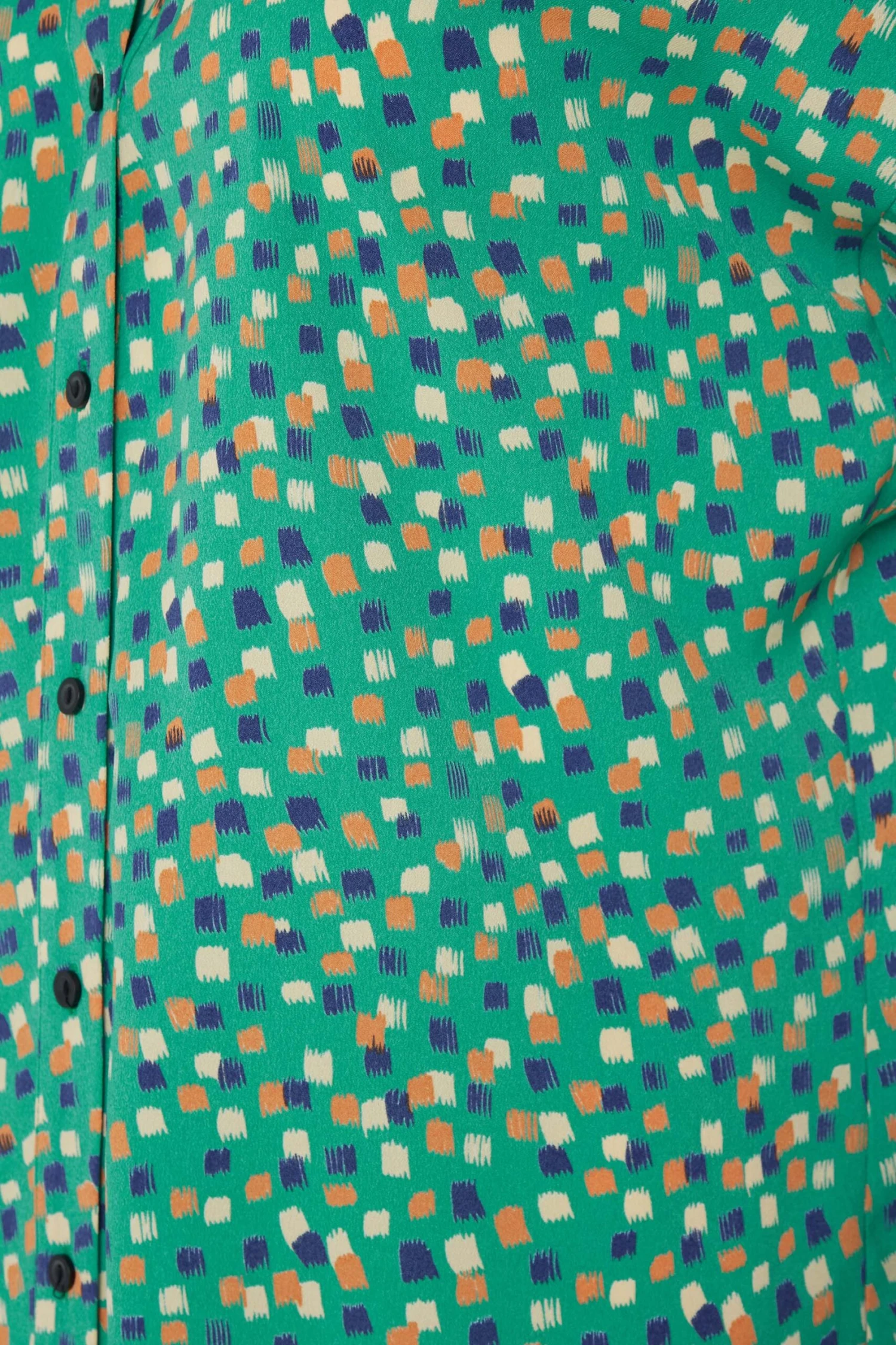 M&Co Green Spot Print V-Neck Blouse 5 M&Co Green Spot Print V-Neck Blouse - Image 5