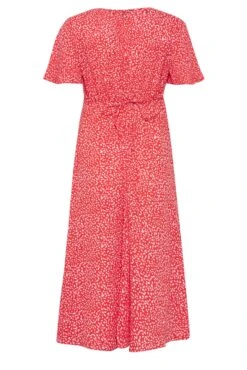 M&Co Red Ditsy Spot Print Midi Button Through Tea Dress -M&Co Sales Store fba7b71f 1f7d 46 550680 Y scaled