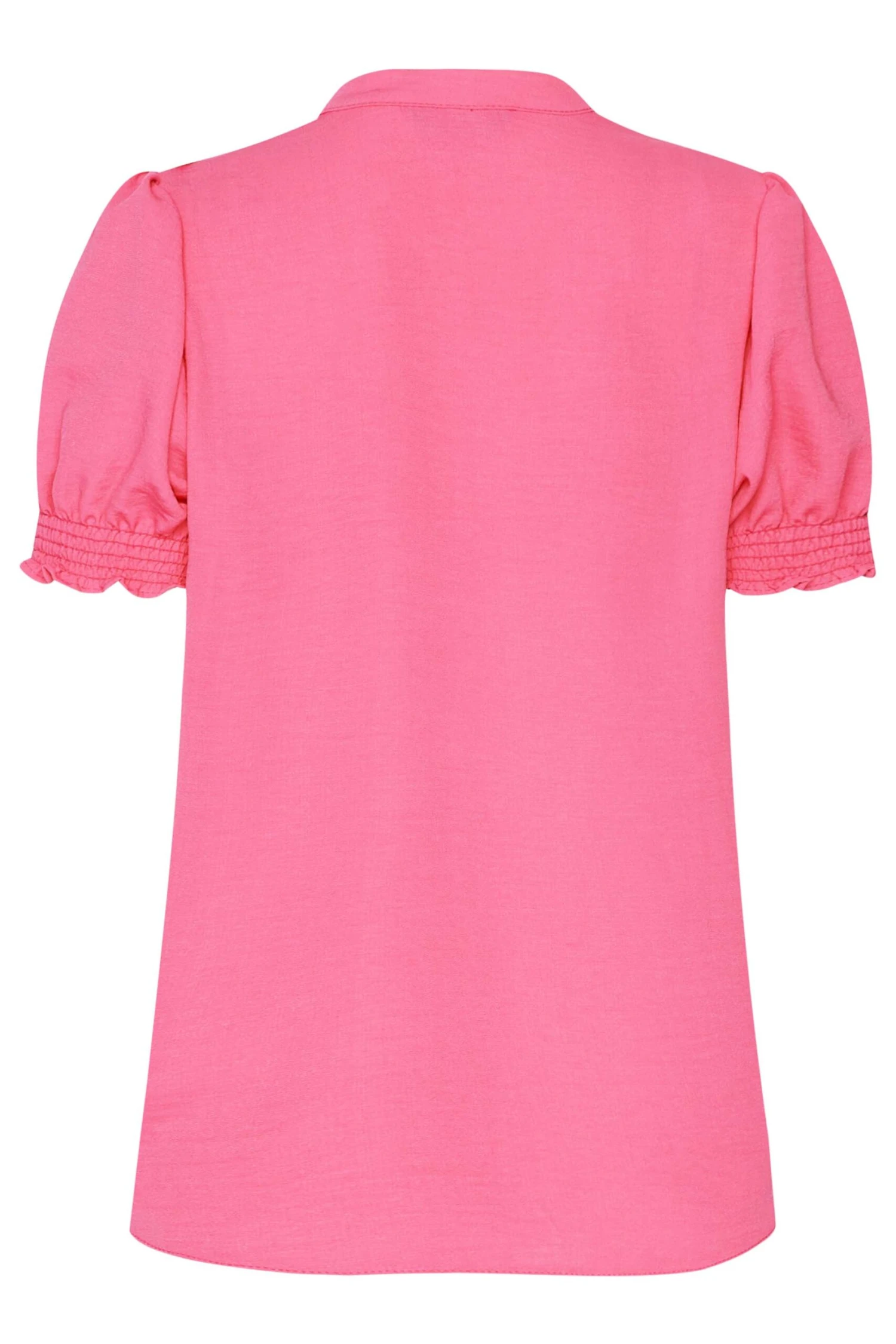 M&Co Pink Frill Front Blouse 7 M&Co Pink Frill Front Blouse - Image 7
