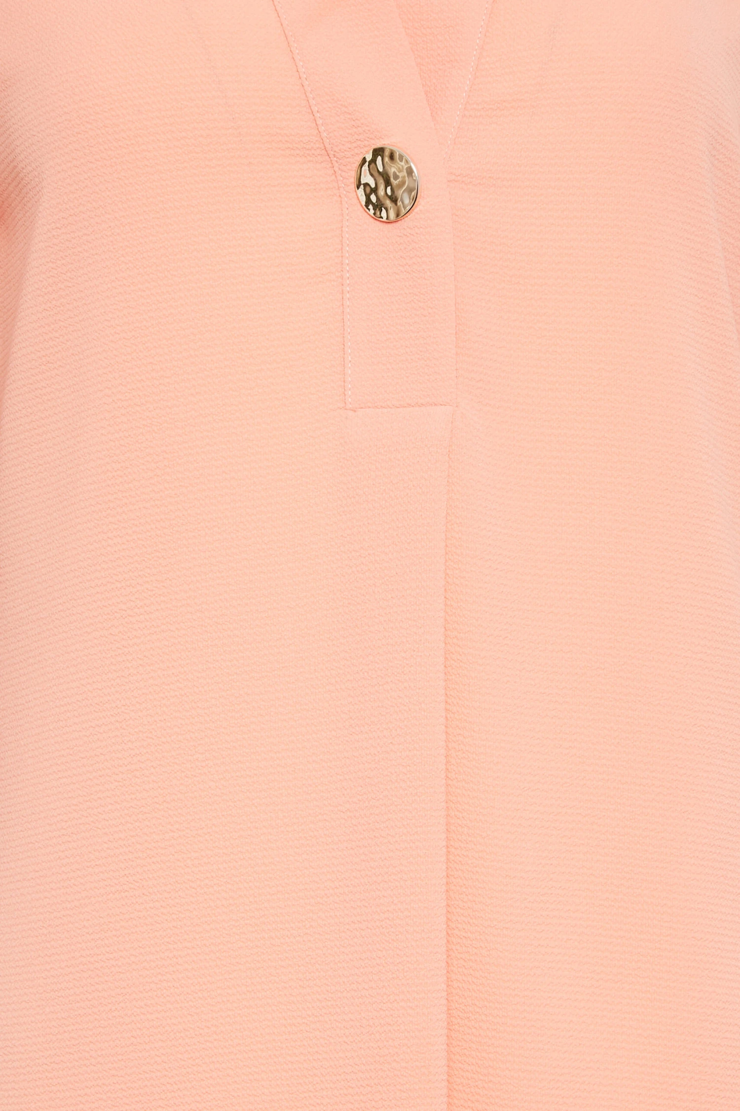 M&Co Pink Statement Button Tab Sleeve Shirt 5 M&Co Pink Statement Button Tab Sleeve Shirt - Image 5