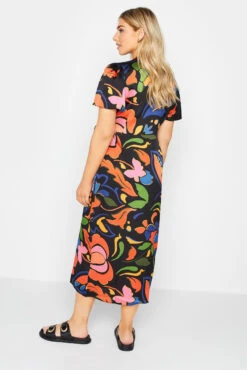 M&Co Black Floral Print Wrap Dress -M&Co Sales Store fda55299 265a 48 550480 C scaled