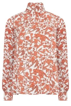 M&Co White Floral Print High Neck Blouse -M&Co Sales Store fdf8c71c a758 46 550582 X scaled