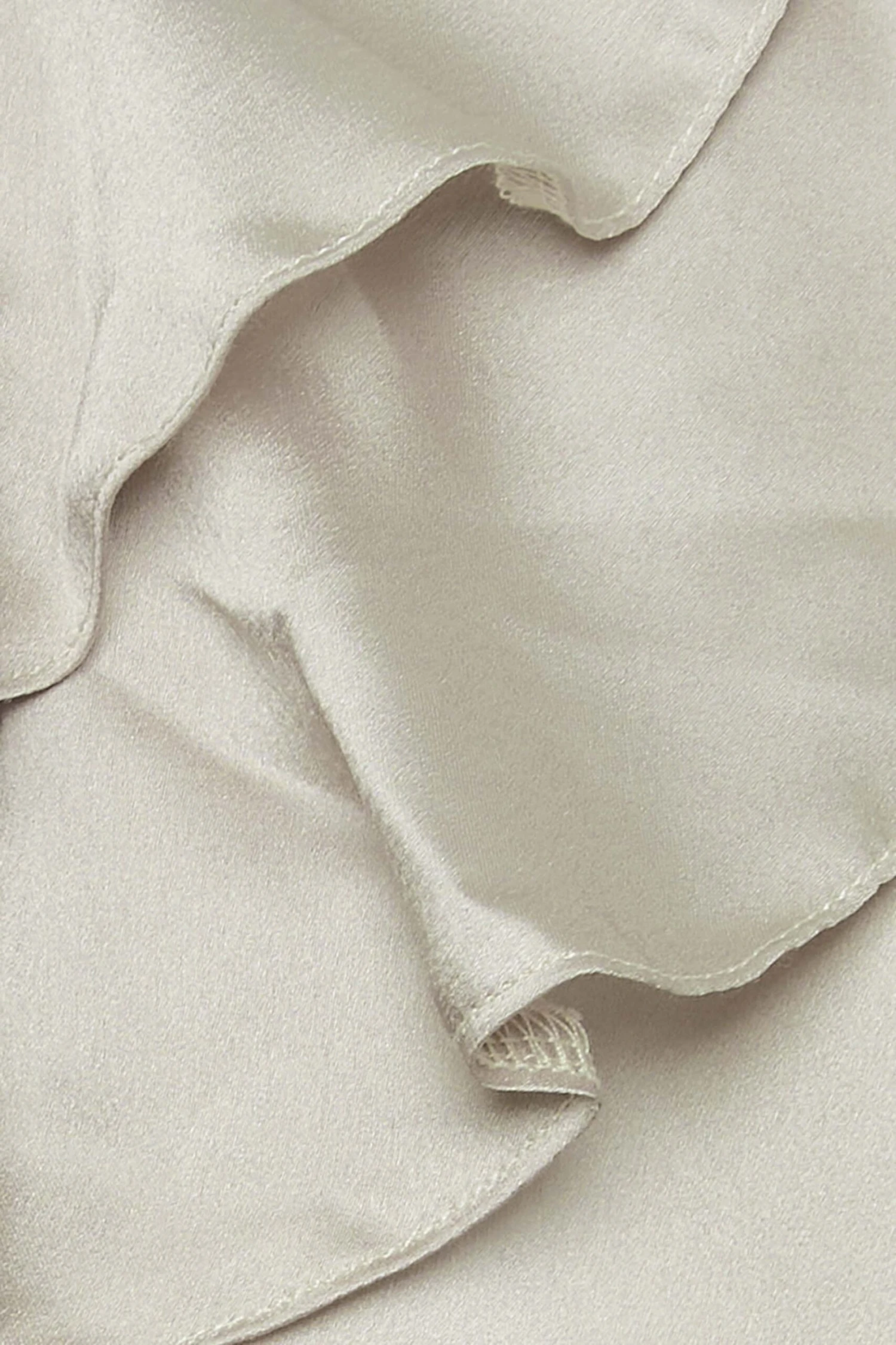 M&Co Gold Frill Front Satin Blouse 5 M&Co Gold Frill Front Satin Blouse - Image 5