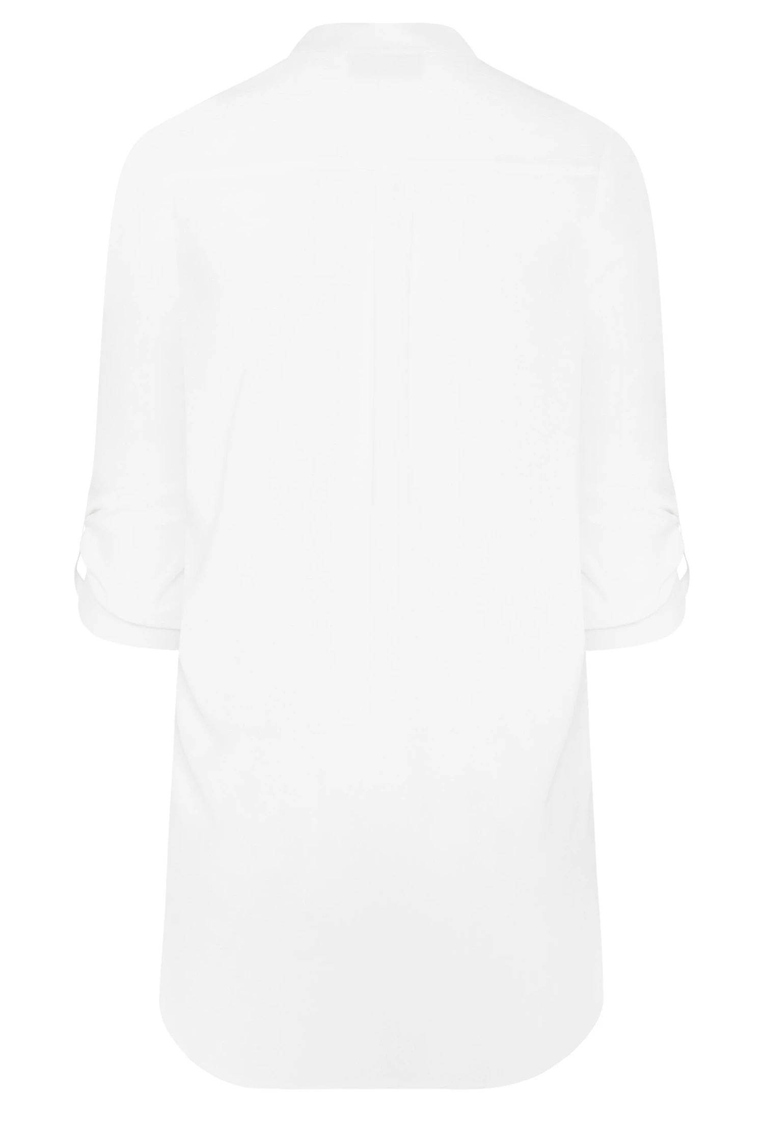 M&Co Ivory White Tab Sleeve Blouse 7 M&Co Ivory White Tab Sleeve Blouse - Image 7