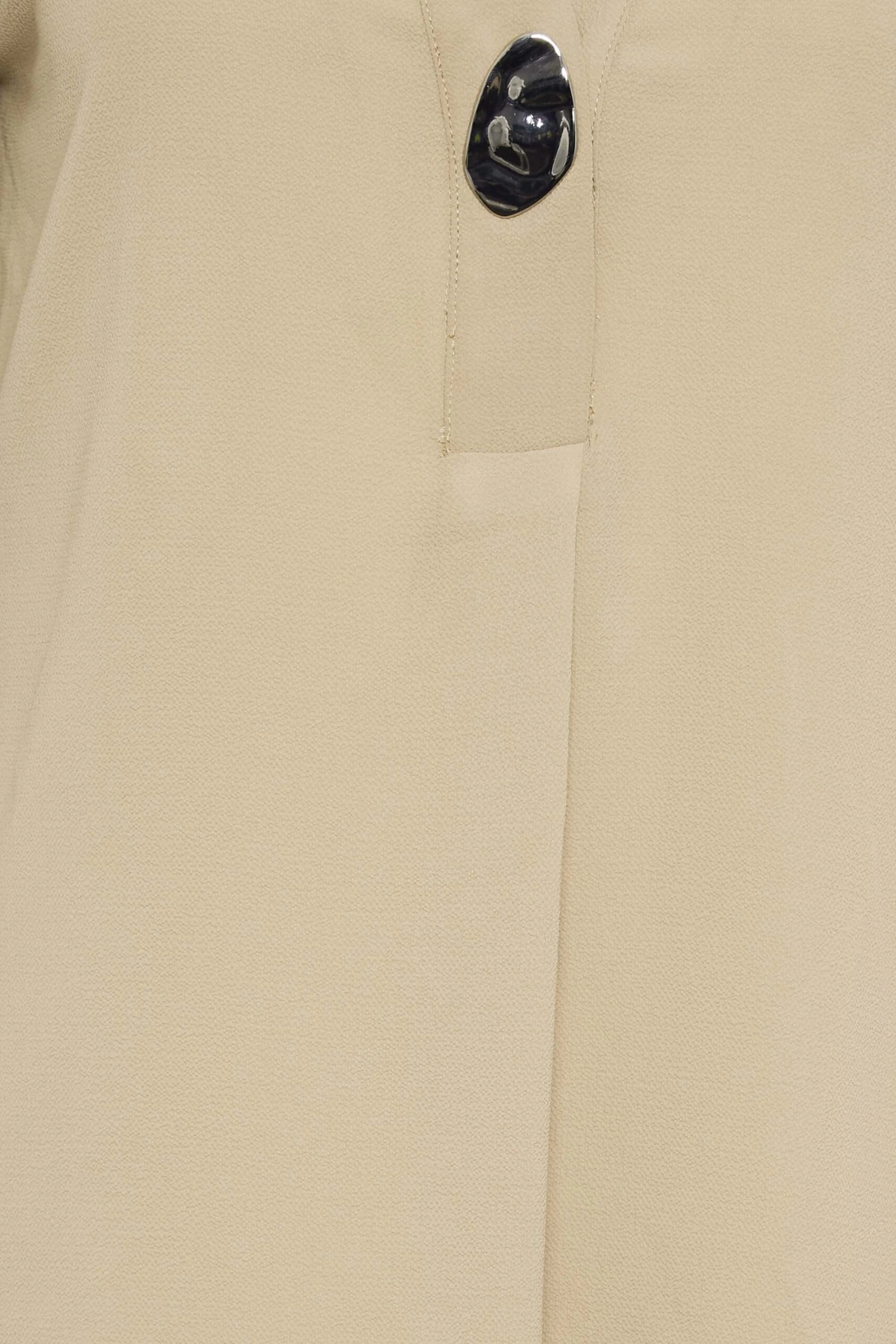 M&Co Natural Brown Long Sleeve Button Blouse 5 M&Co Natural Brown Long Sleeve Button Blouse - Image 5