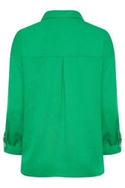 M&Co Forest Green Button Tunic Shirt -M&Co Sales Store ff92429d e30b 40 550071 Y scaled